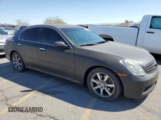 2006 Infiniti G35 with VIN JNKCV51E36M500160, listed as a Copart auction lot 71505364 with 236,731 mi miles and Salvage Title. Bid and sale history available at DreamBid. Image 4.