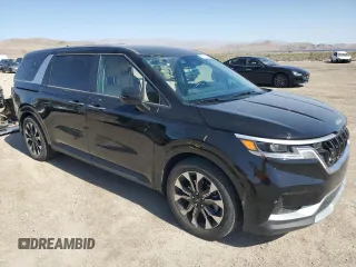 2022 Kia Carnival EX with VIN KNDNC5H36N6149302, listed as a Copart auction lot 59164504 with 32,108 mi miles and Salvage Title. Bid and sale history available at carsss.com. Image 4.