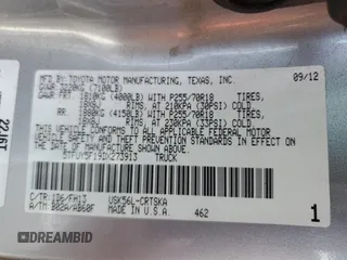 2013 Toyota Tundra 4WD Truck with VIN 5TFUY5F19DX273913, listed as a Copart auction lot 67319844 with 187,720 mi miles and Salvage Title. Bid and sale history available at carsss.com. Image 12.