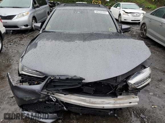 2018 Acura TLX w/Technology Pkg with VIN 19UUB1F57JA009439, listed as a Copart auction lot 68235703 with 56,808 mi miles. Bid and sale history available at carsss.com. Image 5.