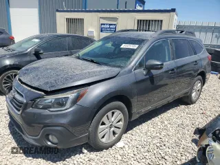 2018 Subaru Outback Premium with VIN 4S4BSAFC8J3358291, listed as a Copart auction lot 64425705 with 96,063 mi miles and Salvage title. Bid and sale history available at DreamBid. Image 1.