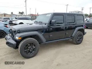 2022 Jeep Wrangler Unlimited Sport S z VIN 1C4HJXDG6NW141997, wystawiony jako Copart lot #58938655 z przebiegiem 67 222 mil mil oraz Szkoda całkowita • Salvage title. Historia ofert i sprzedaży dostępna na DreamBid. Obrazek 1.