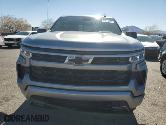 2025 Chevrolet Silverado 1500 with VIN 2GCUKEED7S1137500, listed as a Copart auction lot 45814665 with 3,489 mi miles and Salvage Title. Bid and sale history available at DreamBid. Image 5.