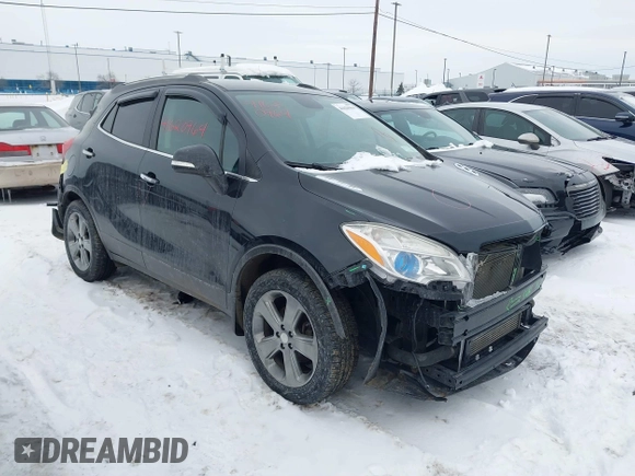 2014 Buick Encore with VIN KL4CJASB5EB583363, listed as a IAAI auction lot 41620964 with 98,930 mi miles. Bid and sale history available at carsss.com. Image 1.