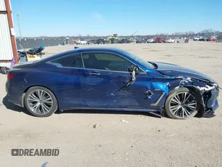 2020 Infiniti Q60 Luxe with VIN JN1EV7EK0LM341134, listed as a IAAI auction lot 41635945 with 37,476 mi miles and . Bid and sale history available at carsss.com. Image 14.