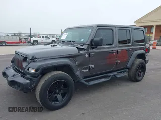 2021 Jeep Wrangler Unlimited Willys with VIN 1C4HJXDM4MW825094, listed as a IAAI auction lot 41515794 with 41,653 mi miles and . Bid and sale history available at DreamBid. Image 6.