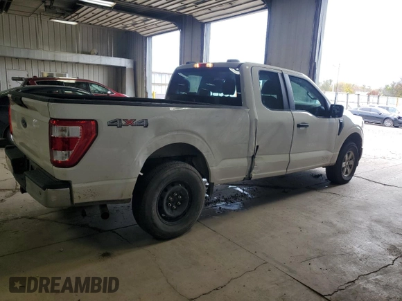 2022 Ford F-150 XL with VIN 1FTEX1EB5NKD63164, listed as a Copart auction lot 79238404 with 83,961 mi miles and Salvage title. Bid and sale history available at DreamBid. Image 3.