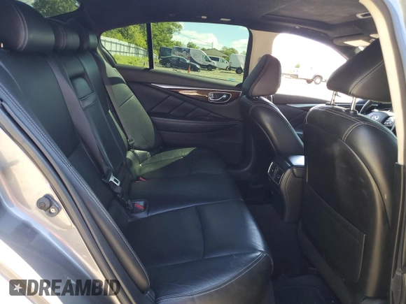2014 Infiniti Q50 Premium with VIN JN1BV7AR4EM687969, listed as a Copart auction lot 55924805 with 174,625 mi miles and Salvage Title. Bid and sale history available at DreamBid. Image 10.