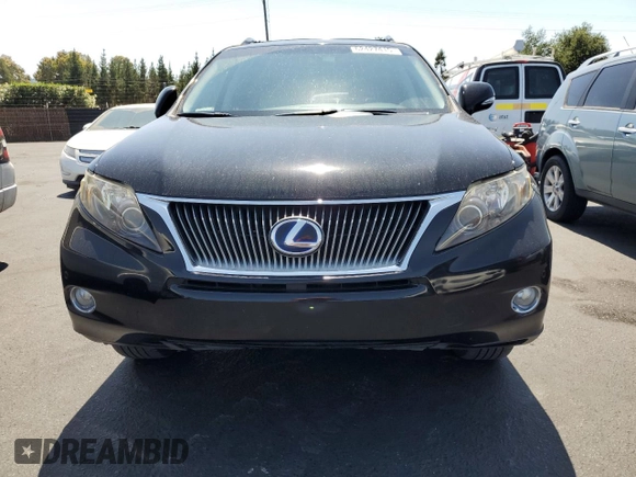 2011 Lexus RX 450h with VIN JTJBC1BA2B2421668, listed as a Copart auction lot 62427415 with 175,321 mi miles and Salvage title. Bid and sale history available at DreamBid. Image 5.