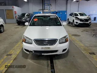 2009 Kia Spectra EX with VIN KNAFE221495654137, listed as a Copart auction lot 55777665 with 187,453 mi miles and Clean Title. Bid and sale history available at DreamBid. Image 5.