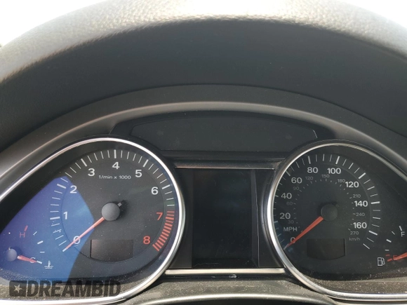 2007 Audi Q7 with VIN WA1AV74L17D048428, listed as a Copart auction lot 59778555 with Not provided miles and Salvage title. Bid and sale history available at DreamBid. Image 9.
