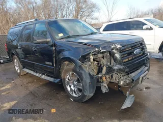 2008 Ford Expedition EL Limited with VIN 1FMFK20518LA68521, listed as a IAAI auction lot 41237658 with 381,557 mi miles. Bid and sale history available at carsss.com. Image 1.