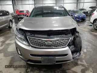 2014 Kia Sorento SX with VIN 5XYKWDA78EG477870, listed as a Copart auction lot 48253995 with 141,640 mi miles and Salvage Title. Bid and sale history available at carsss.com. Image 5.