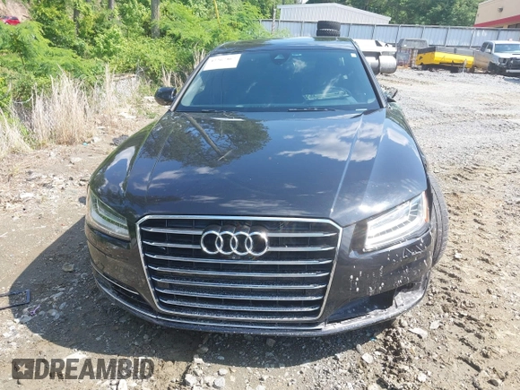 2015 Audi A8 4.0T with VIN WAU32AFD3FN039603, listed as a IAAI auction lot 42267467 with 120,393 mi miles and . Bid and sale history available at DreamBid. Image 12.