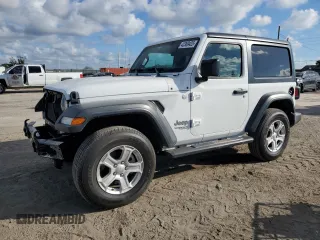2019 Jeep Wrangler Sport S z VIN 1C4GJXAN9KW521877, wystawiony jako Copart lot #43369425 z przebiegiem 54 234 mil mil oraz Szkoda całkowita • Salvage title. Historia ofert i sprzedaży dostępna na DreamBid. Obrazek 1.