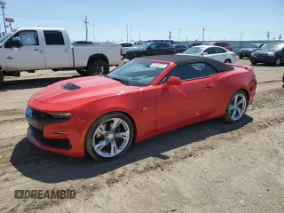 2019 Chevrolet Camaro 2SS z VIN 1G1FH3D7XK0126969, wystawiony jako Copart lot #55491575 z przebiegiem 9 156 mil mil oraz Szkoda całkowita • Salvage title. Historia ofert i sprzedaży dostępna na DreamBid. Obrazek 1.