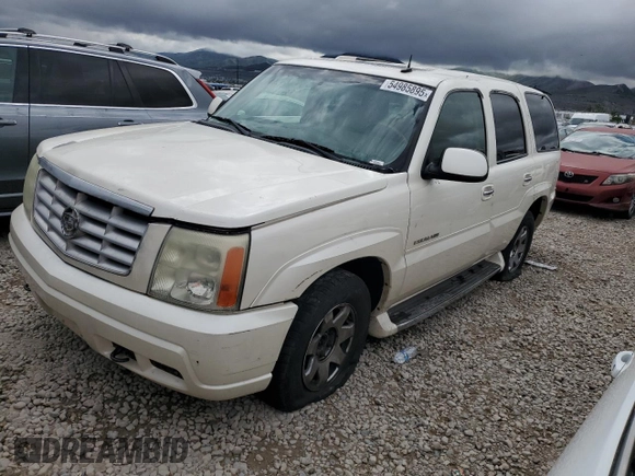 2003 Cadillac Escalade z VIN 1GYEK63N23R226884, wystawiony jako Copart lot #54985895 z przebiegiem Nie podano mil oraz Tytuł czysty. Historia ofert i sprzedaży dostępna na DreamBid. Obrazek 1.