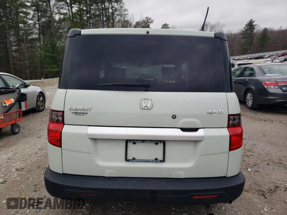 2011 Honda Element EX with VIN 5J6YH2H77BL003367, listed as a Copart auction lot 52401305 with 215,346 mi miles and Clean Title. Bid and sale history available at DreamBid. Image 6.