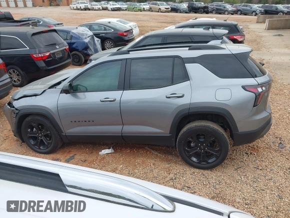 2025 Chevrolet Equinox FWD LT with VIN 3GNAXHEG5SL134200, listed as a IAAI auction lot 41946422 with 6,968 mi miles and . Bid and sale history available at DreamBid. Image 14.