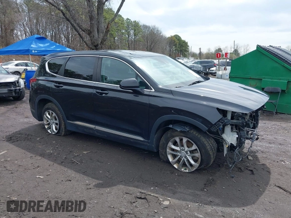 2019 Hyundai Santa Fe SE with VIN 5NMS2CAD3KH092150, listed as a IAAI auction lot 41902766 with 46,595 mi miles and . Bid and sale history available at DreamBid. Image 13.