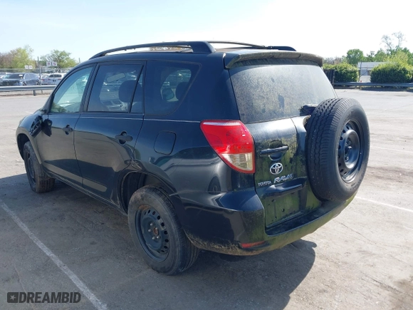 2007 Toyota RAV4 with VIN JTMZD33V076033639, listed as a IAAI auction lot 41941119 with 269,204 mi miles. Bid and sale history available at carsss.com. Image 3.