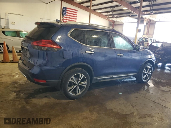 2017 Nissan Rogue SV with VIN 5N1AT2MV7HC858990, listed as a Copart auction lot 55494495 with 108,589 mi miles and Salvage title. Bid and sale history available at DreamBid. Image 3.