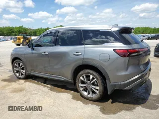 2024 Infiniti QX60 Luxe z VIN 5N1DL1FR9RC351355, wystawiony jako Copart lot #54048625 z przebiegiem 33 079 mil mil oraz Szkoda całkowita • Salvage title. Historia ofert i sprzedaży dostępna na DreamBid. Obrazek 2.