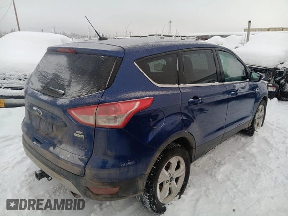 2014 Ford Escape SE with VIN 1FMCU9G90EUD25513, listed as a Copart auction lot 44211815 with 129,376 mi miles and Salvage Title. Bid and sale history available at DreamBid. Image 3.