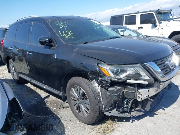2017 Nissan Pathfinder S with VIN 5N1DR2MN1HC676522, listed as a IAAI auction lot 41949360 with 95,347 mi miles and . Bid and sale history available at DreamBid. Image 1.
