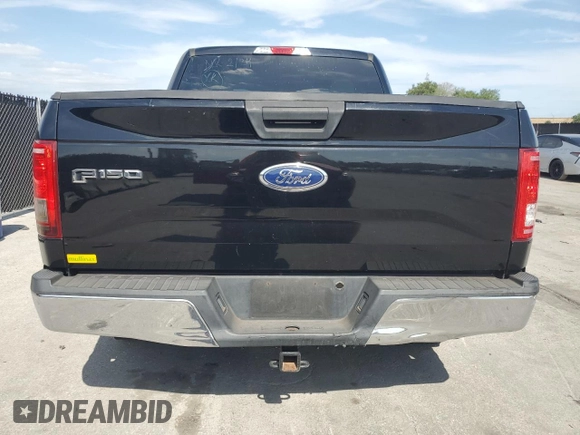 2017 Ford F-150 XL with VIN 1FTEW1C88HFB34484, listed as a Copart auction lot 54591985 with 154,633 mi miles and Clean Title. Bid and sale history available at carsss.com. Image 6.