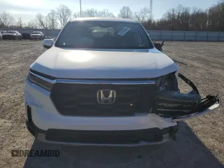 2025 Honda Pilot EX-L with VIN 5FNYG1H49SB016651, listed as a Copart auction lot 43336555 with 0 mi miles and Salvage Title. Bid and sale history available at carsss.com. Image 5.
