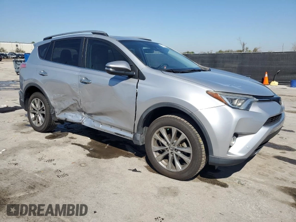 2017 Toyota RAV4 Limited with VIN 2T3YFREV2HW362333, listed as a Copart auction lot 46658205 with 58,066 mi miles and Salvage Title. Bid and sale history available at carsss.com. Image 4.