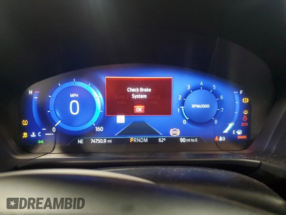 2020 Ford Escape Titanium z VIN 1FMCU9J98LUA93393, wystawiony jako Copart lot #65366925 z przebiegiem 74 750 mil mil oraz Czysty tytuł • Clean title. Historia ofert i sprzedaży dostępna na DreamBid. Obrazek 9.