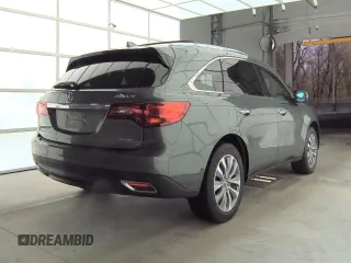 2015 Acura MDX Tech Pkg with VIN 5FRYD3H40FB003778, listed as a Copart auction lot 54456115 with 300,284 mi miles and Clean Title. Bid and sale history available at carsss.com. Image 4.