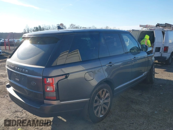 2016 Land Rover Range Rover HSE with VIN SALGS2PFXGA308076, listed as a IAAI auction lot 41161100 with 56,313 mi miles and . Bid and sale history available at DreamBid. Image 4.
