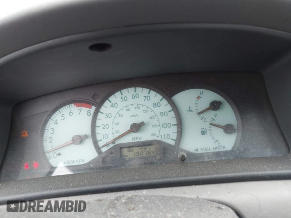 2003 Toyota Corolla CE with VIN 2T1BR38E43C161235, listed as a IAAI auction lot 41471640 with 190,764 mi miles and . Bid and sale history available at DreamBid. Image 7.