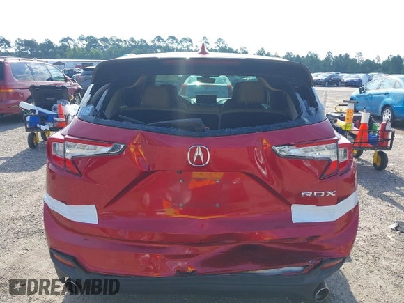 2020 Acura RDX with VIN 5J8TC1H32LL016990, listed as a IAAI auction lot 39856274 with 42,983 mi miles and . Bid and sale history available at carsss.com. Image 16.