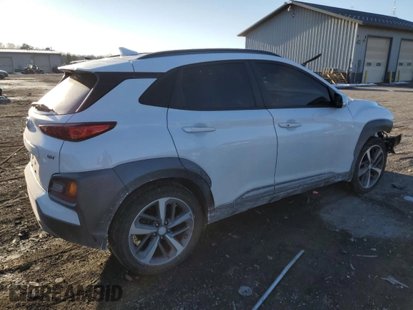 2021 Hyundai Kona Limited with VIN KM8K33A53MU602509, listed as a Copart auction lot 42932075 with 48,191 mi miles and Salvage Title. Bid and sale history available at carsss.com. Image 3.