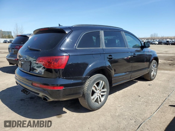 2014 Audi Q7 with VIN WA1DMCFE1ED004286, listed as a Copart auction lot 53513755 with 134,411 mi miles and Clean title. Bid and sale history available at DreamBid. Image 3.