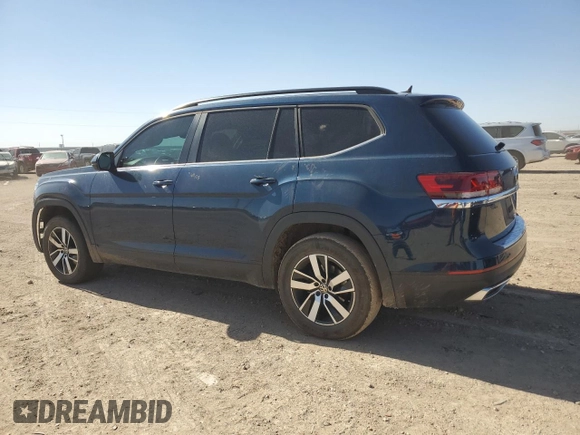 2021 Volkswagen Atlas S with VIN 1V2AP2CA8MC591195, listed as a Copart auction lot 43898235 with 51,443 mi miles and Salvage title. Bid and sale history available at DreamBid. Image 2.