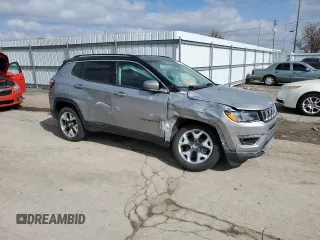 2020 Jeep Compass High Altitude с VIN 3C4NJDCB1LT128083, выставлен на аукционе Copart как лот 52598055 с пробегом 46 390 миль миль и Списание • Salvage title. История ставок и продаж доступна на DreamBid. Изображение 4.