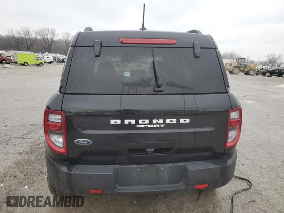 2021 Ford Bronco Sport Outer Banks with VIN 3FMCR9C60MRB40509, listed as a Copart auction lot 43172585 with 44,303 mi miles and Salvage title. Bid and sale history available at DreamBid. Image 6.