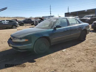 2000 Buick Century Custom with VIN 2G4WS52J5Y1113493, listed as a Copart auction lot 44458675 with 208,752 mi miles and Salvage Title. Bid and sale history available at carsss.com. Image 1.