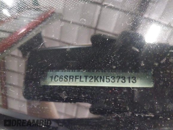 2019 Ram 1500 Rebel with VIN 1C6SRFLT2KN537313, listed as a IAAI auction lot 42545382 with Not provided miles and . Bid and sale history available at DreamBid. Image 9.