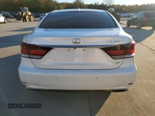 2015 Lexus LS 460 z VIN JTHCL5EF5F5024173, wystawiony jako Copart lot #83751124 z przebiegiem 129 730 mil mil oraz Szkoda całkowita • Salvage title. Historia ofert i sprzedaży dostępna na DreamBid. Obrazek 6.
