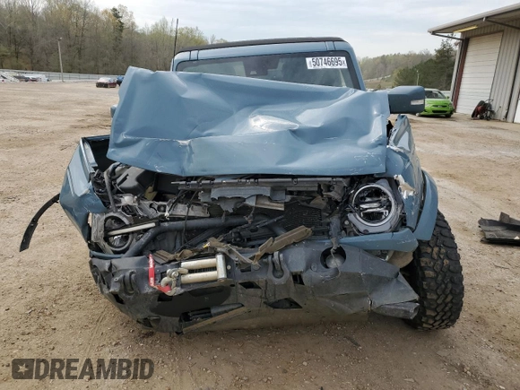 2021 Ford Bronco с VIN 1FMEE5BP5MLA91314, выставлен на аукционе Copart как лот 50746695 с пробегом 75 478 миль миль и Списание • Salvage title. История ставок и продаж доступна на DreamBid. Изображение 5.