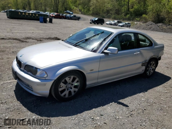 2000 BMW 3 Series 323Ci with VIN WBABM3345YJN83679, listed as a Copart auction lot 54029145 with 165,327 mi miles and Salvage Title. Bid and sale history available at DreamBid. Image 1.