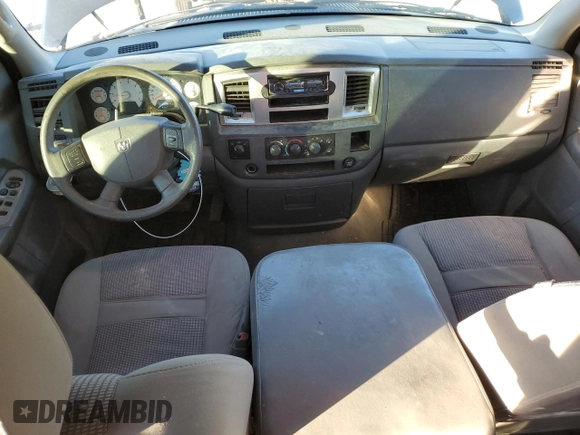 2007 Dodge 1500 ST with VIN 1D7HU18P87J513814, listed as a Copart auction lot 81496054 with 184,253 mi miles and Salvage Title. Bid and sale history available at DreamBid. Image 8.