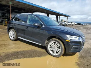 2020 Audi Q5 Premium Plus with VIN WA1BNAFY0L2076155, listed as a Copart auction lot 45599985 with 41,366 mi miles and Salvage Title. Bid and sale history available at carsss.com. Image 4.