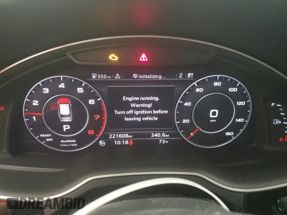 2017 Audi Q7 Prestige with VIN WA1VABF71HD006908, listed as a Copart auction lot 60601775 with 221,608 mi miles and Salvage title. Bid and sale history available at DreamBid. Image 9.